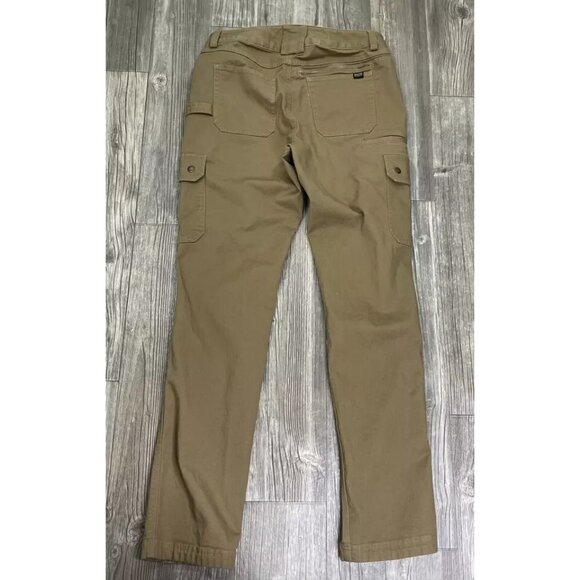 Duluth Trading Co Cargo Pants Women's 6x31 Curvesetter Waistband Khaki Tan Brown - Picture 3 of 9